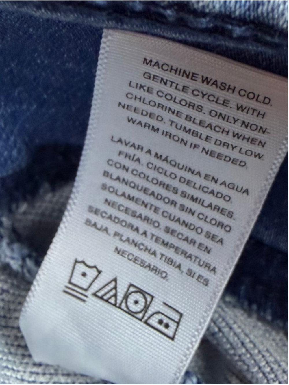 Destination Maternity Large Medium Wash Jeggings Knit Denim Leggings Pull-on - Picture 5 of 5